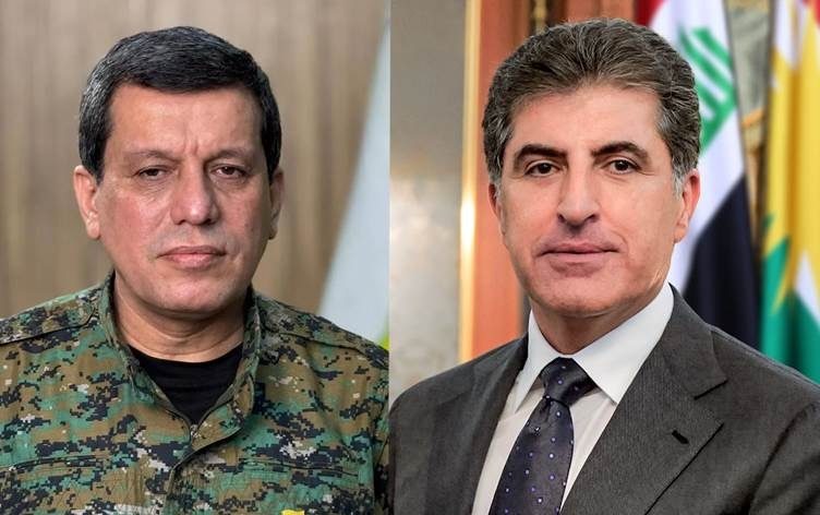 Mazlum Abdi in a massage condemned attack on Nachirvan Barzani  house in Dohuk