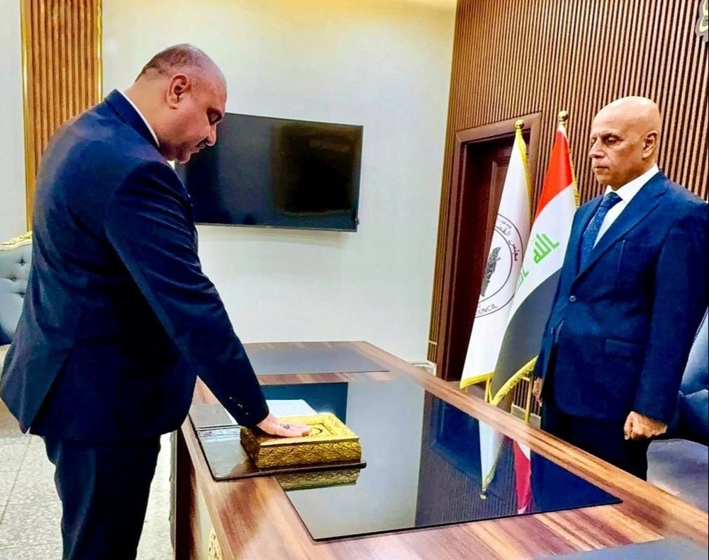 Mohammad Samaan officially became the governor of Kirkuk after taking the oath