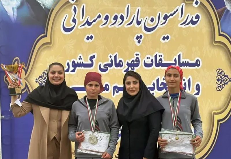 دختران پارادوومیدانی کار کردستان با چهار مدال بر سکوی سوم کشور ایستادند