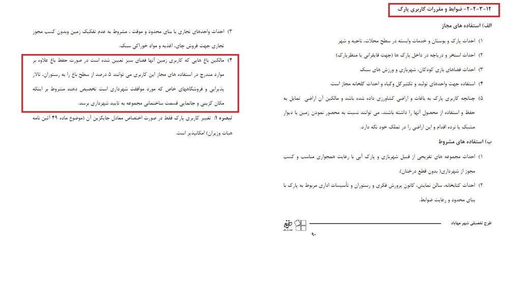 سازه باغ عزیزآقا و چند نکته در خصوص جوابیه اداره اوقاف مهاباد