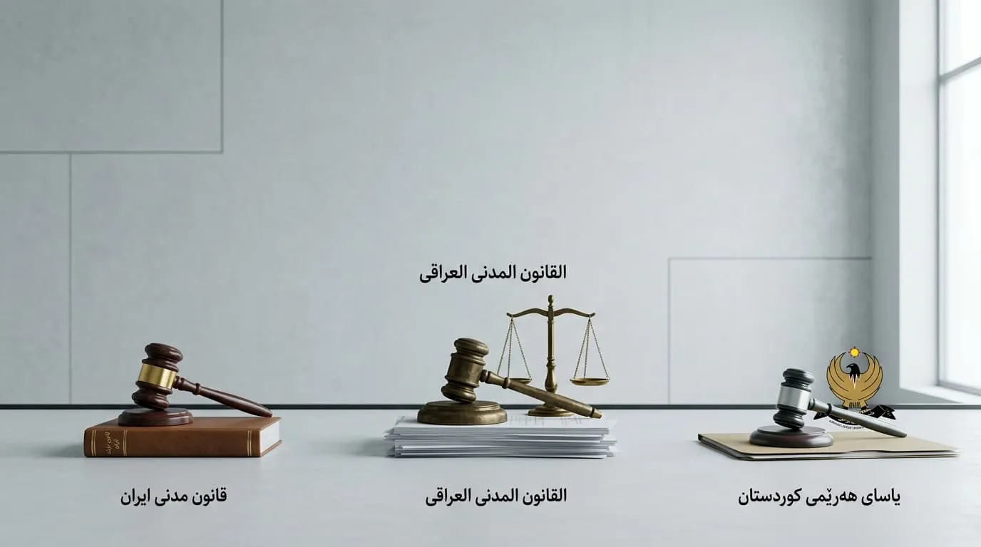 مقایسه وضعیت درامد شغل وکالت در ایران و عراق و اقلیم کردستان عراق + جدول