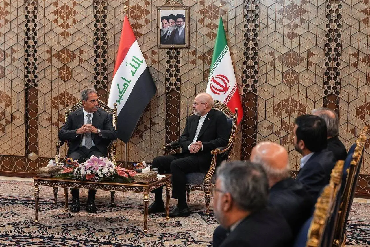 فایق زیدان و قالیباف بر مخالفت با مداخله خارجی در منطقه تأکید کردند