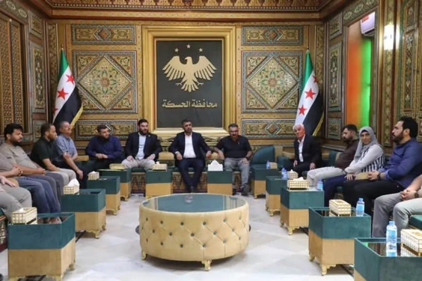 Hasakah Integration Committee Meets with Syrian Ministry of Transport Delegation