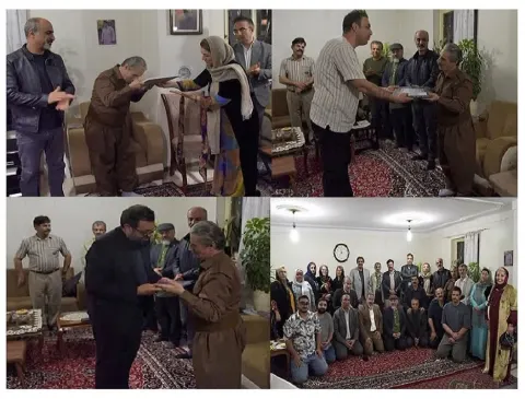تجلیل از نیم قرن ظریف کاری هنرمند کُردستانی استاد صابر محمودی