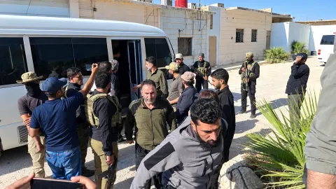 آزادی ۴۹ عضو SDF از بازداشت دولت موقت سوریه