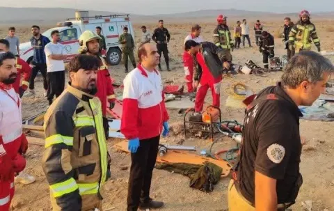 مرگ تلخ  11 مسافر در حادثه واژگونی اتوبوس کرمانشاه _ تهران