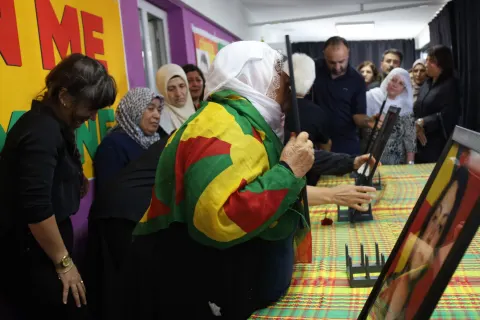 مراسم یادبود جان‌باختگان PKK در آنکارا برگزار شد