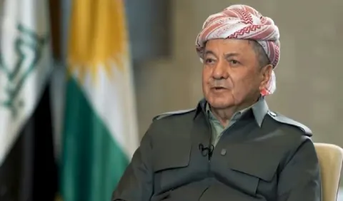 مسعود بارزانی: از تکرار سناریوی ۲۰۱۱ و بازگشت داعش نگرانم؛ مشارکت سیاسی و اجرای توافق‌ها ضروری است