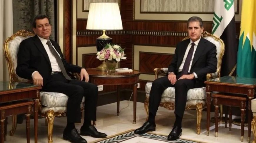 دیدار مظلوم عبدی و نچیروان بارزانی درباره تحولات سوریه و حقوق کُردها