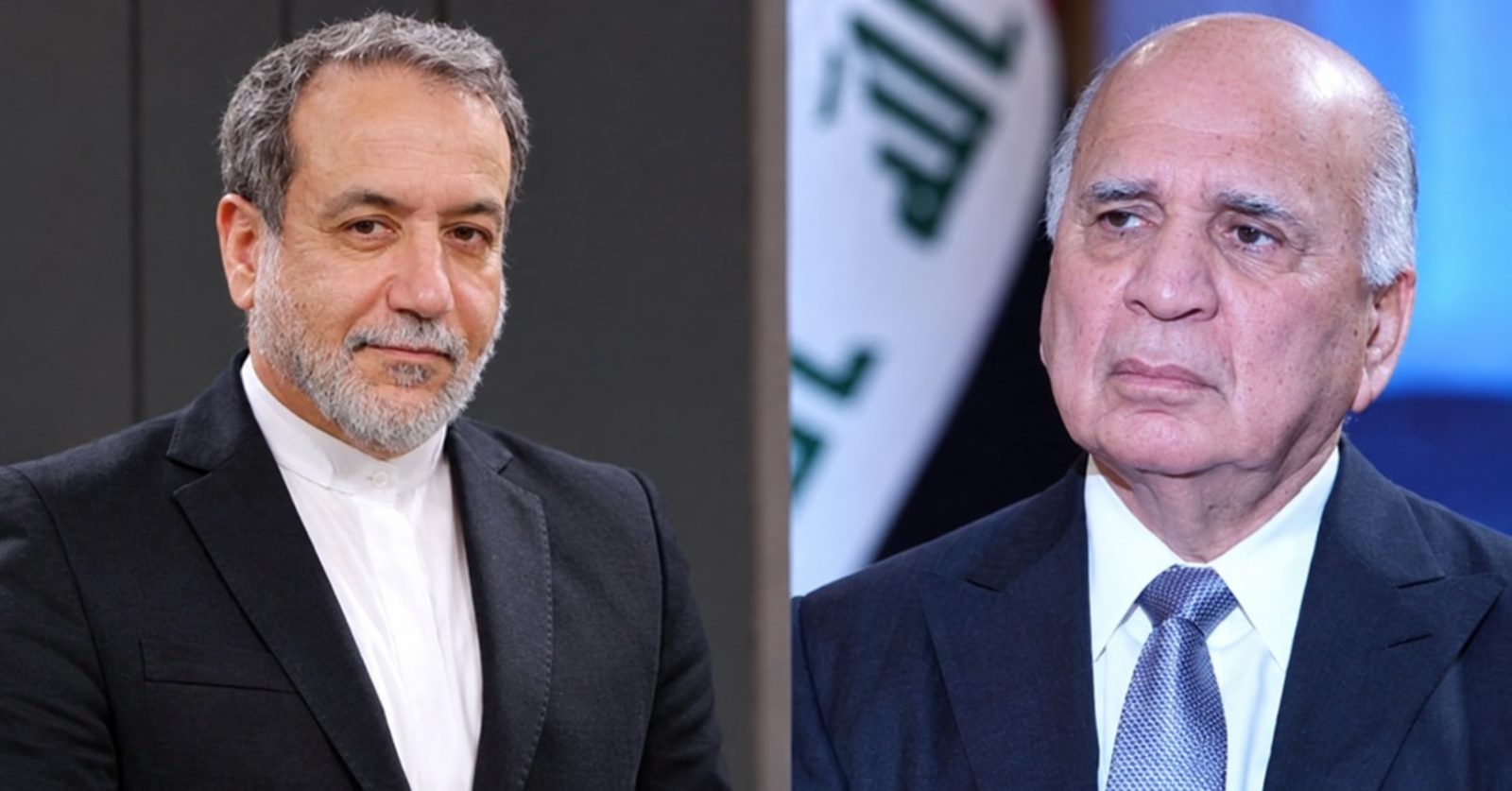 وەزیرانی دەرەوەی ئێران و عێراق جەخت لە گرنگیی هێورکردنەوەی ناوچەکە دەکەنەوە