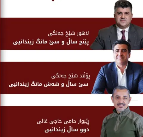 دادگای سلێمانی سزای زیندانی کردنی بەسەر لاهوور تاڵەبانی و هاوڕێکانیدا سەپاند