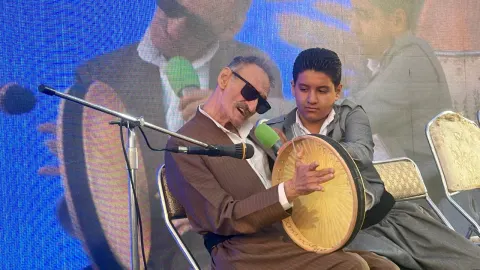 زرینه در تپش نغمه های ماندگار/روایت تصویری از همدلی و شادی در جشنواره آواهای فولکلور