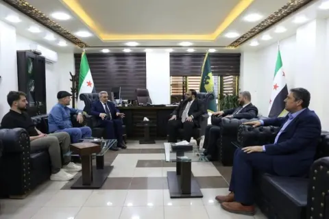دیدار استاندار حسکه با وزیر صنعت و تجارت داخلی سوریه در دمشق